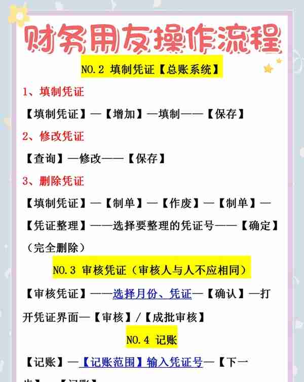 财务用友你会操作吗？收好这用友操作流程，新手会计也能轻松上手