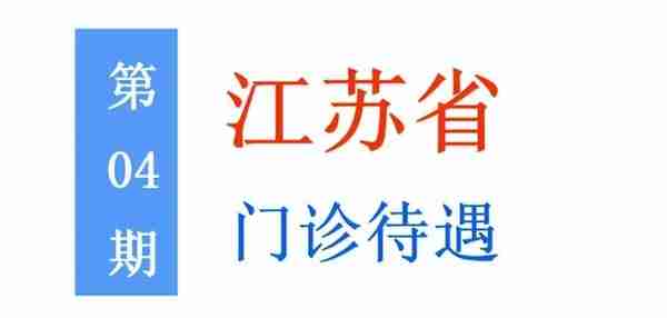 江苏门诊待遇：起付线、报销比例、封顶线是多少？附案例演示！