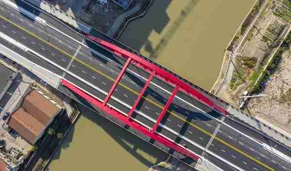 上海闵行景洪路桥，轨迹延时摄影建造全过程，厉害了我的国